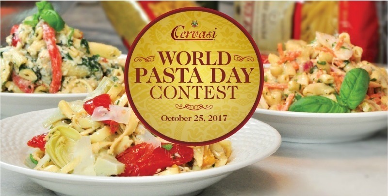 Cervasi-World-Pasta-Day-Oct-25-2017 Cervasi's World Pasta Day Contest